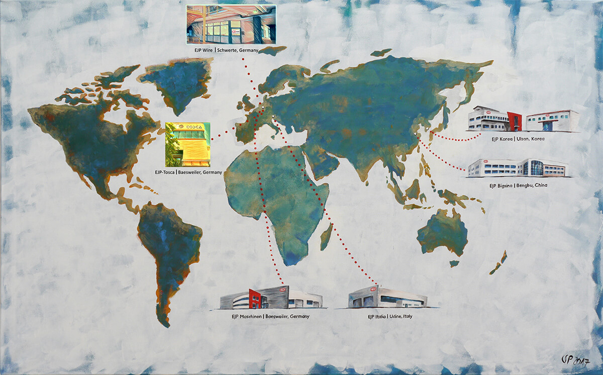 全球服务网络地图